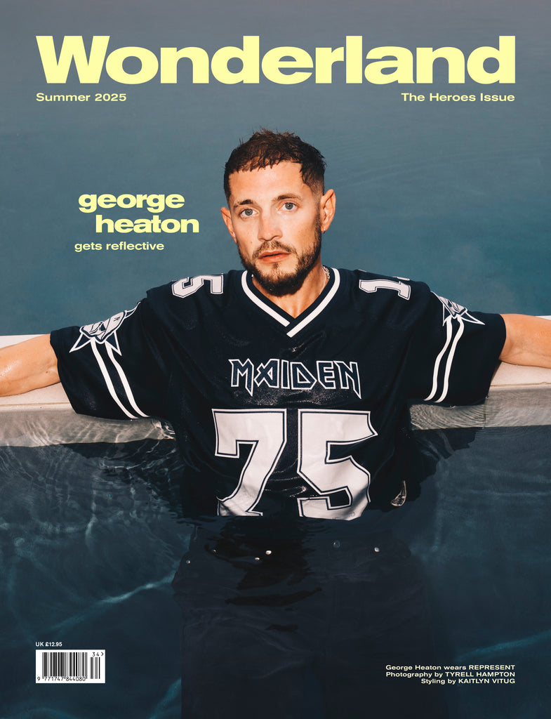 GEORGE HEATON Covers Wonderland's Summer issue 2025 Wearing Represent