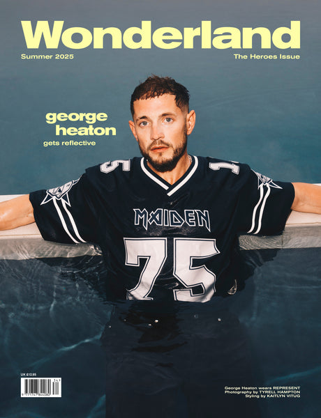 GEORGE HEATON Covers Wonderland's Summer issue 2025 Wearing Represent