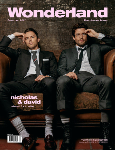 NICHOLAS HOULT & DAVID CORENSWET Covers Wonderland's Summer issue 2025