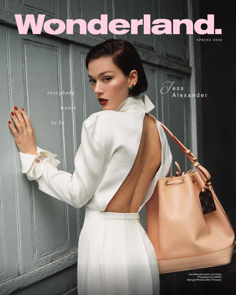 Pre-Order: Jess Alexander Covers Wonderland’s Spring 26 Issue Wearing Louis Vuitton