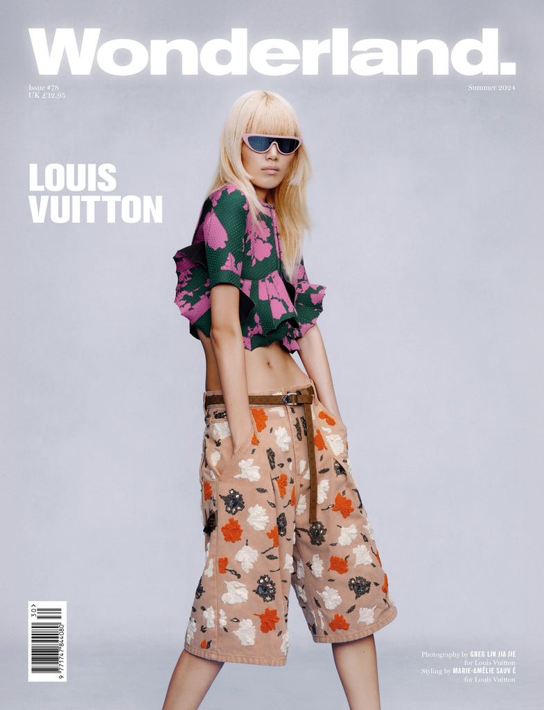 Louis Vuitton (model) covers Wonderland's Summer issue 2024