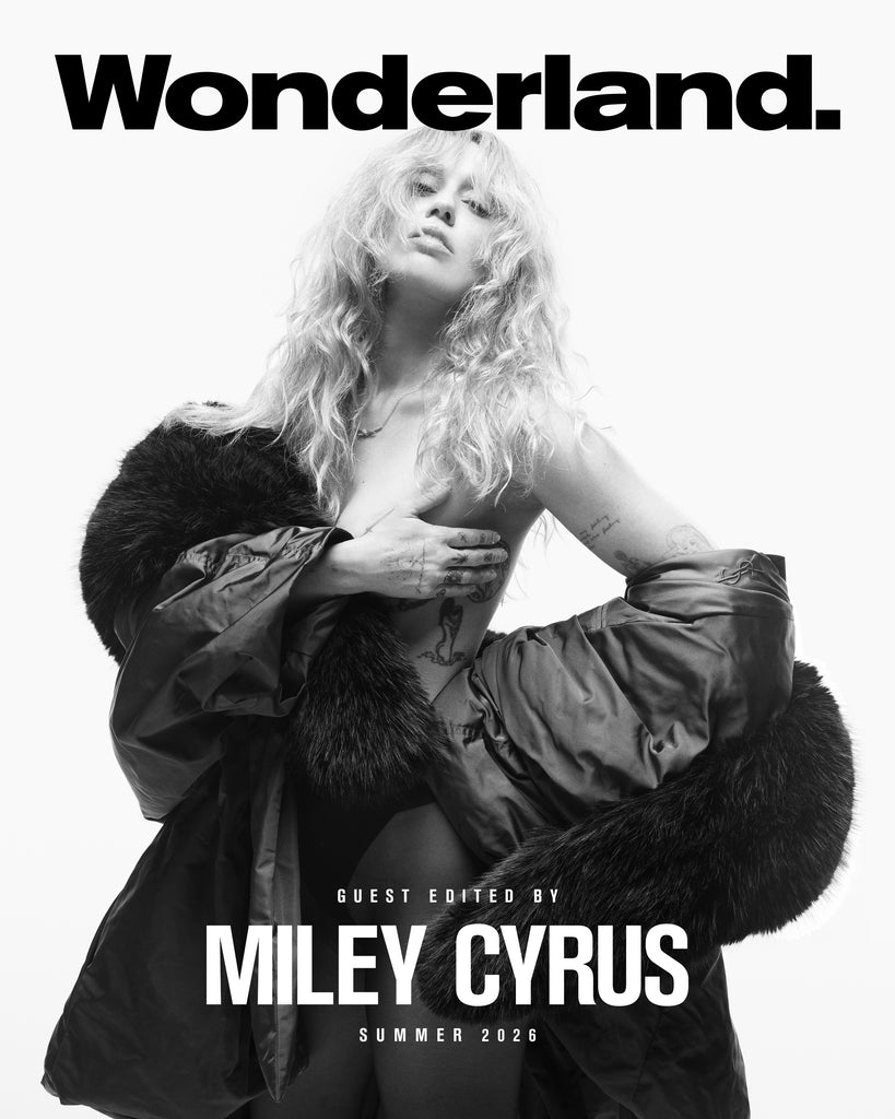 Miley Cyrus Covers Wonderland’s Summer 26 Issue Wearing Saint Laurent