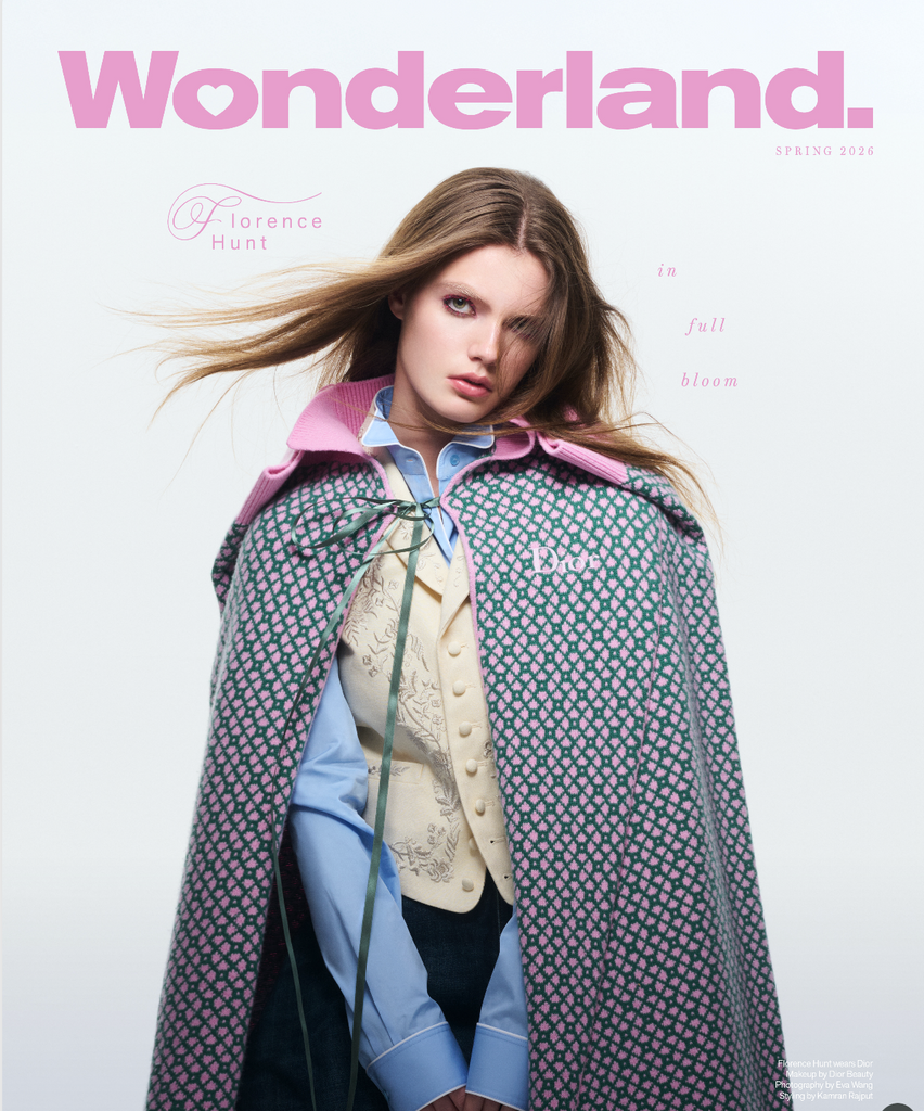 Pre-Order: Florence Hunt Covers Wonderland’s Spring 26 Issue